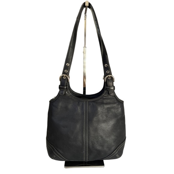 Coach Vintage SoHo Black Leather Shoulder Bag - Picture 2 of 14